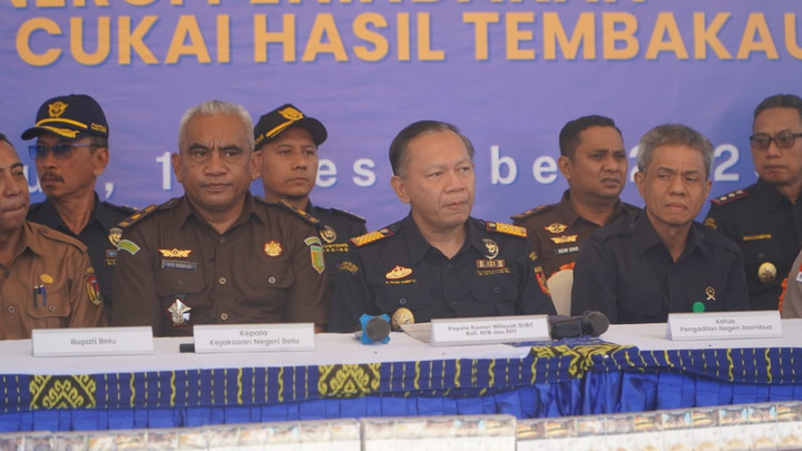 Bea Cukai Gagalkan Peredaran 11 Juta Rokok Ilegal di NTT