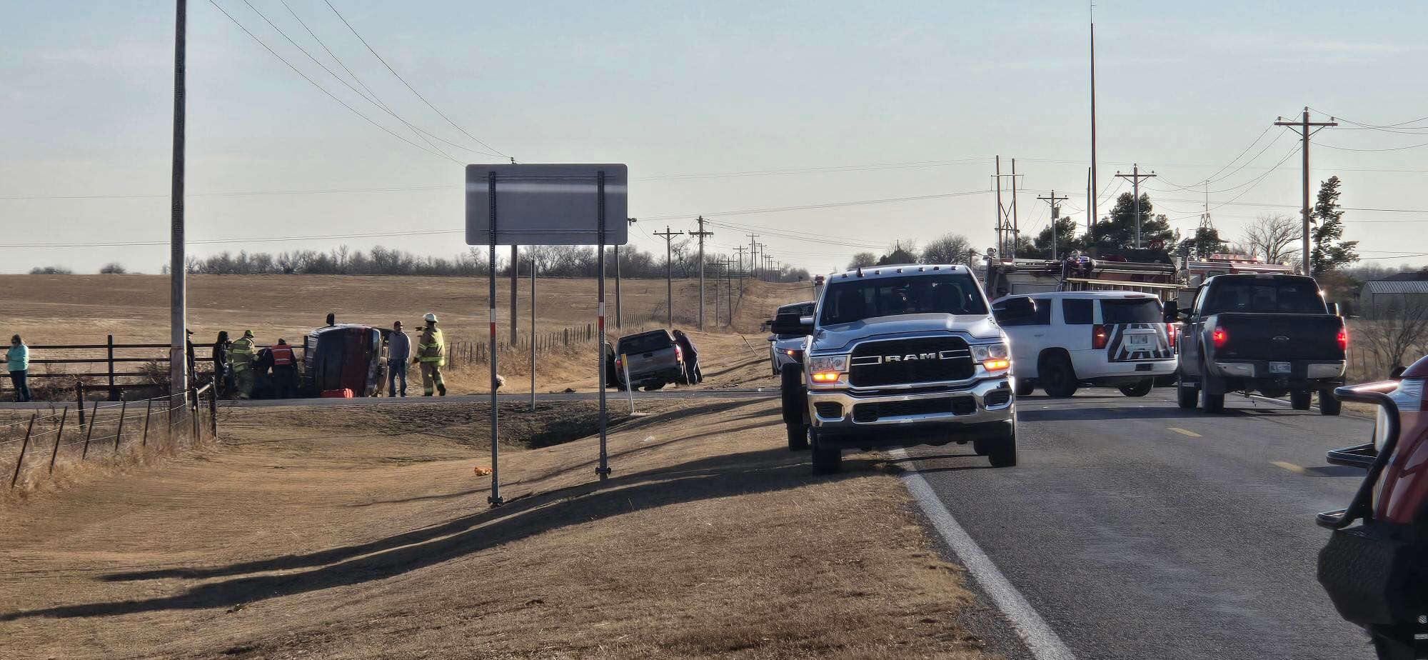 Multiple vehicles involved in collision on State Highway 65