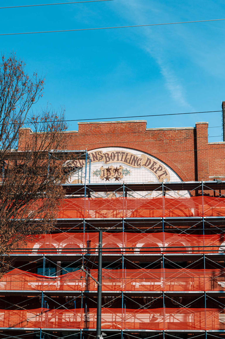 Rhinegeist uncovers century-old tile mural during renovations