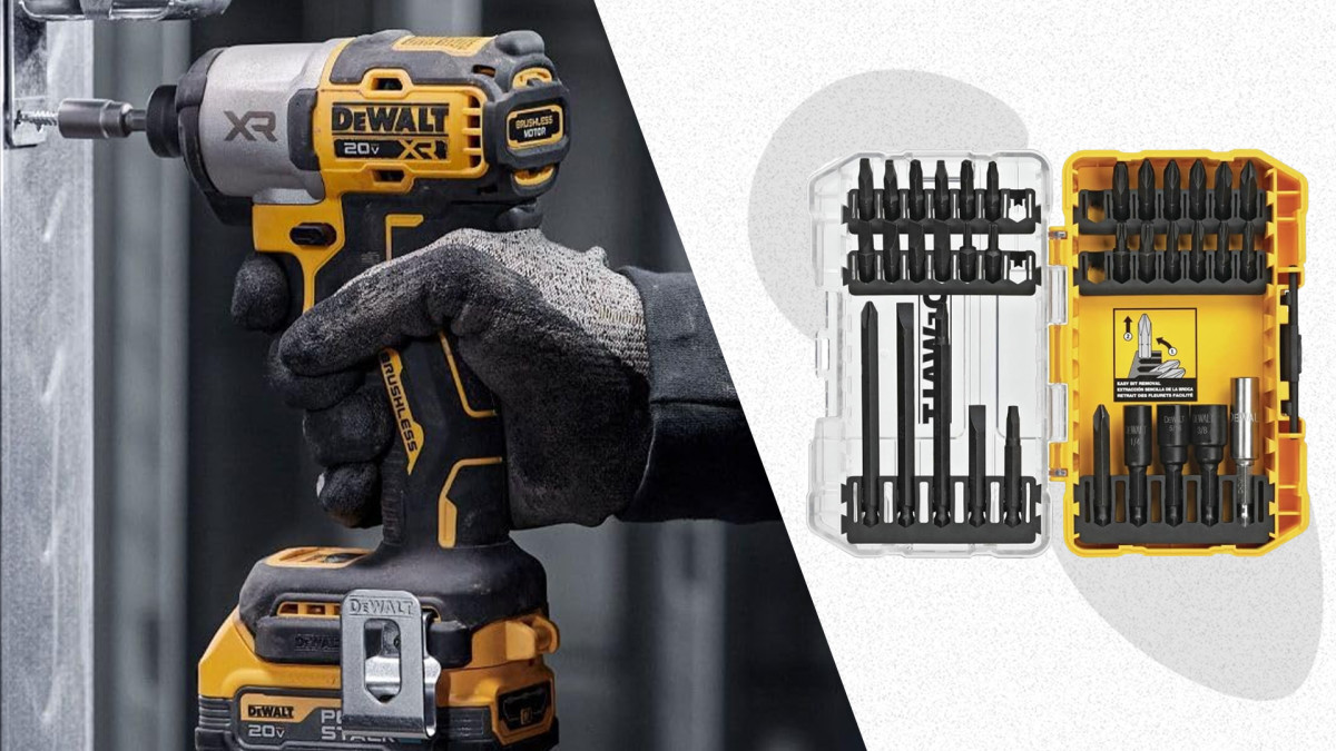 One of DeWalt's top-rated driver bit sets is on sale for only $15 right now