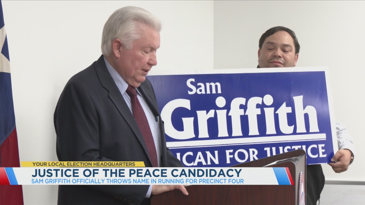 Sam Griffith candidacy for Justice of Peace Precinct 4