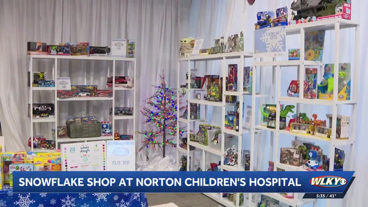Snowflake shop eases holiday stress for families at Norton Children's ...