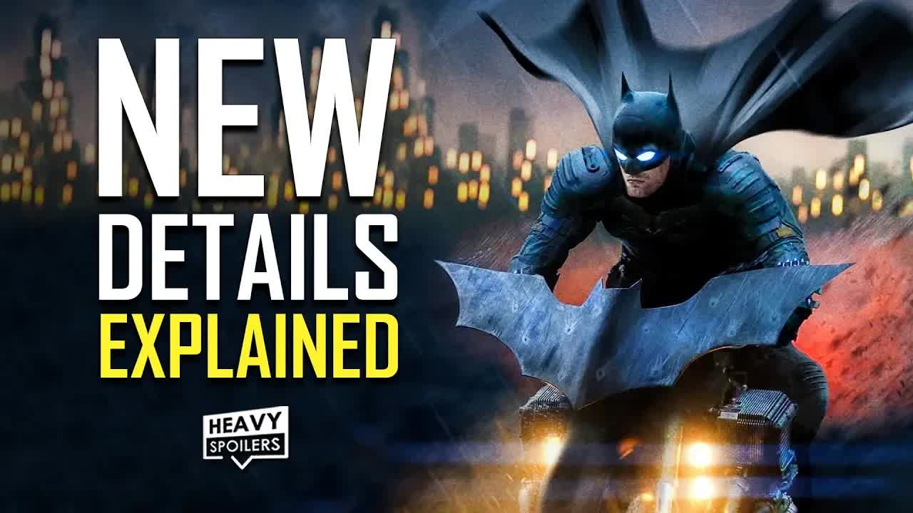 Batman batbike chase scene breakdown: New batsuit details, fan theories ...