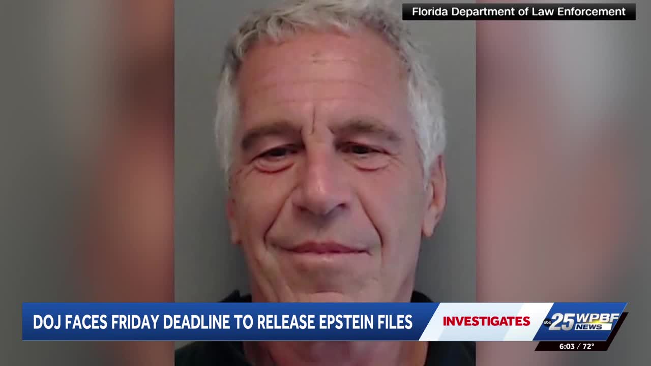 Epstein files deadline Friday: What DOJ is required to release, and ...