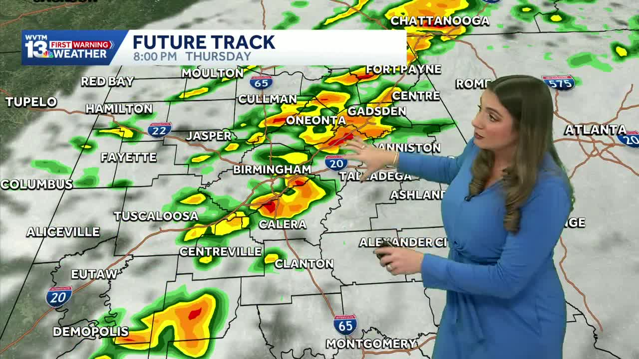 Tracking return of rain and storms to the Alabama weather forecast ...