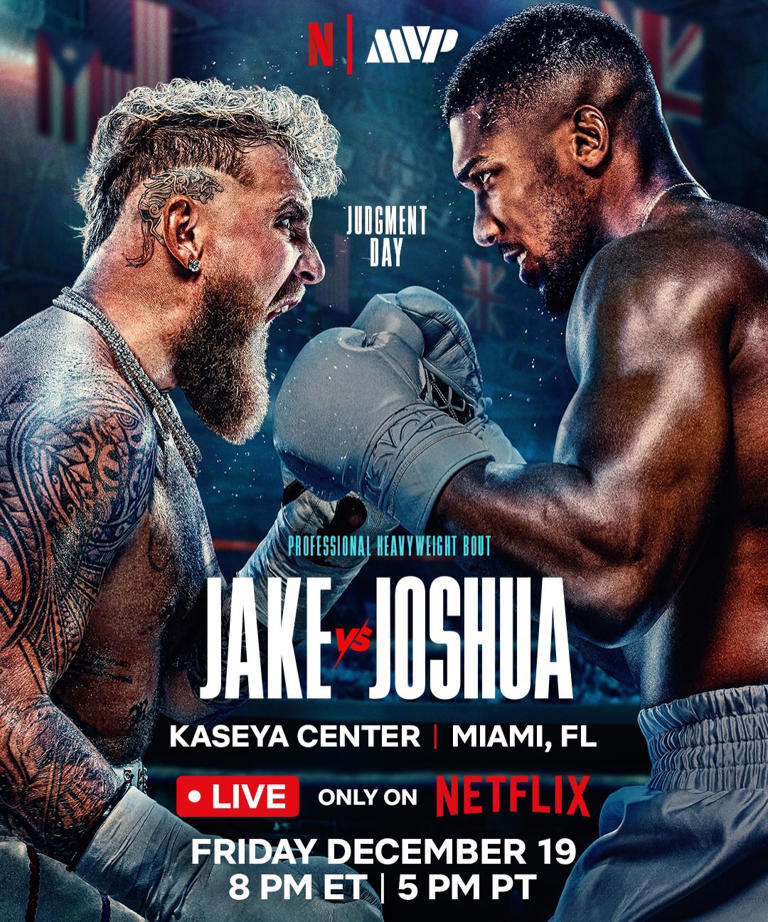 Jake Paul vs. Anthony Joshua: fecha, horario y dónde será la pelea de box