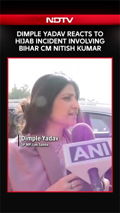 Nitish Kumar news | SP MP Dimple Yadav reacts to hijab incident ...