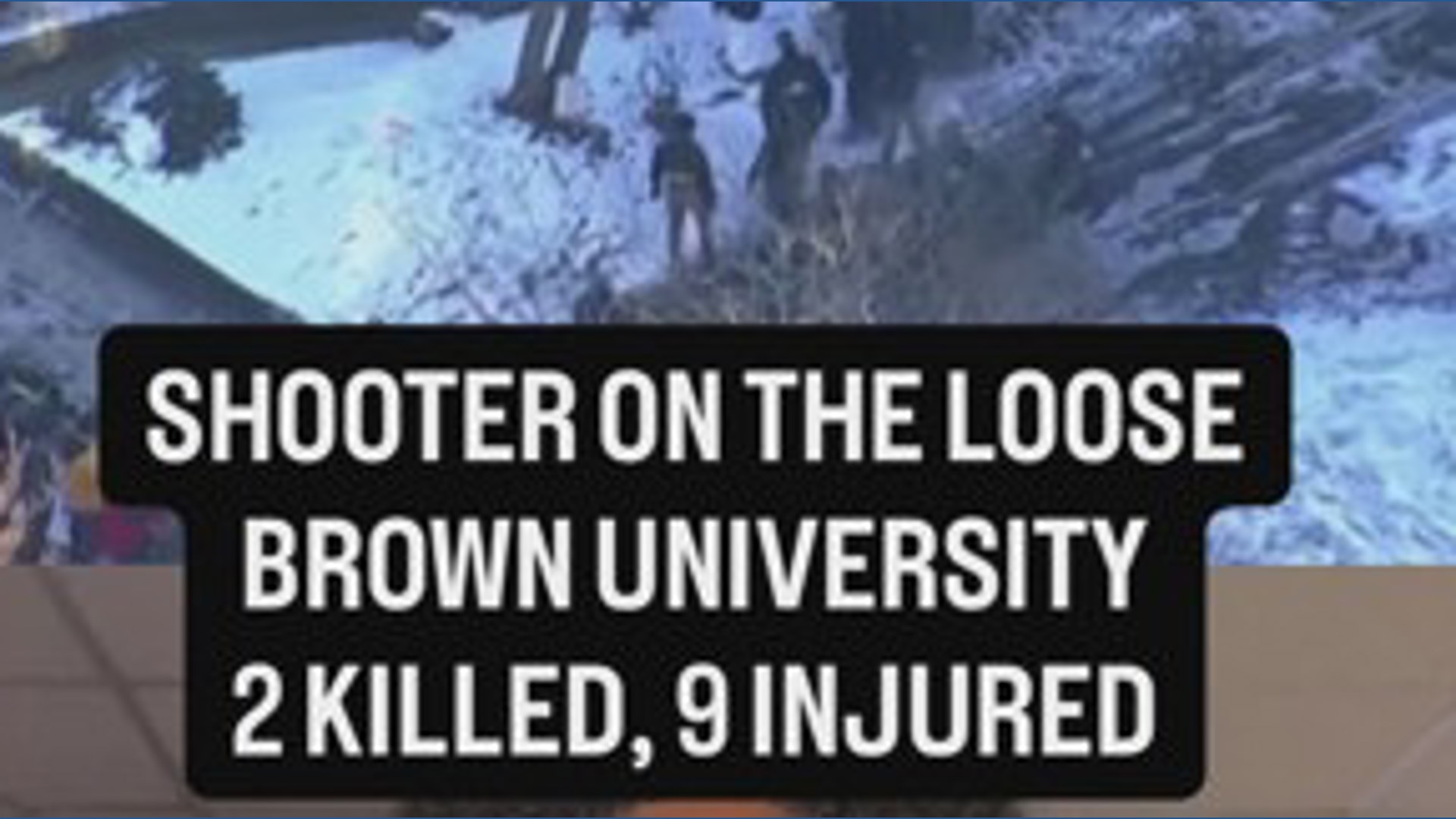 Gunman at large after Brown University shooting