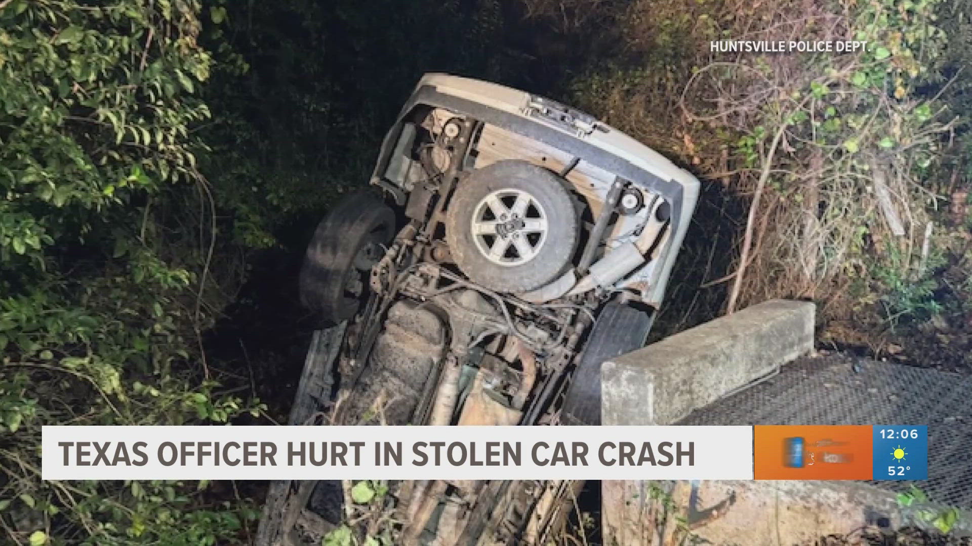 Texas officer hospitalized after suspect fleeing in stolen car crashes ...