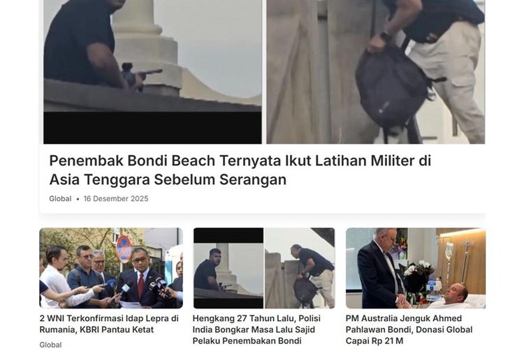 Penembak Bondi Beach Pernah Latihan Militer di Asia Tenggara | Kematian Anak Rob Reiner Bikin Heboh