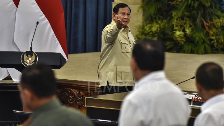 Prabowo Ancam Copot Pejabat Tak Kompeten