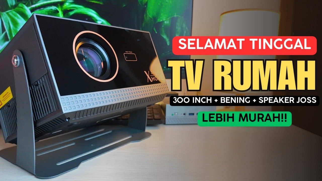 Layar 300 Inch dengan Projector Ezzrale X Style: Lebih Worth daripada TV?