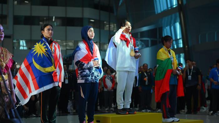 Kegigihan Tharisa Dea Bawa Emas SEA Games 2025 Thailand