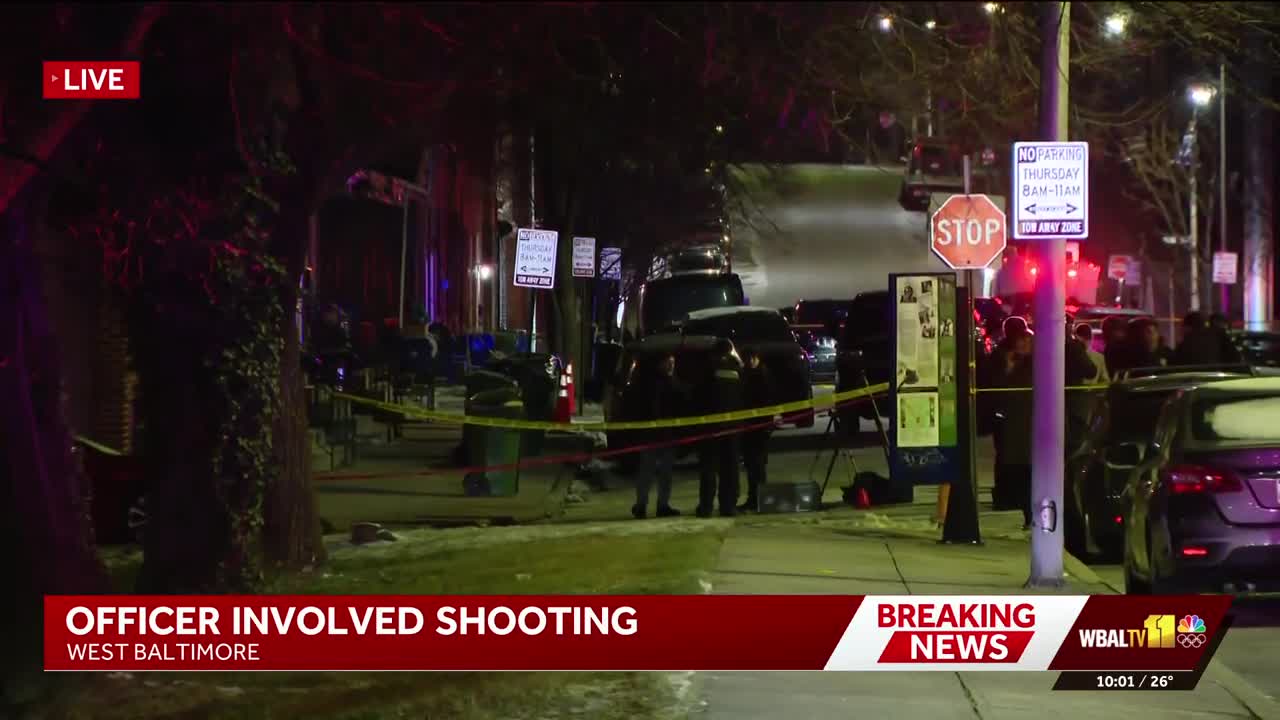 BPD on scene of police-involved shooting in West Baltimore