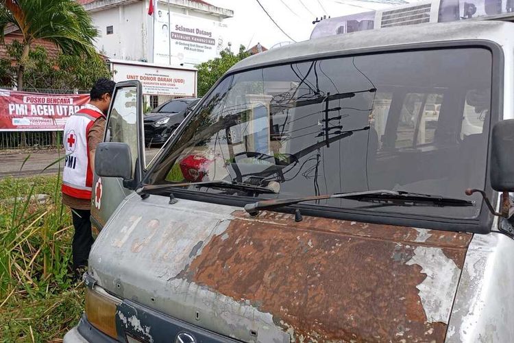 Pencarian jenazah korban banjir di Aceh Utara terhambat ambulans rusak
