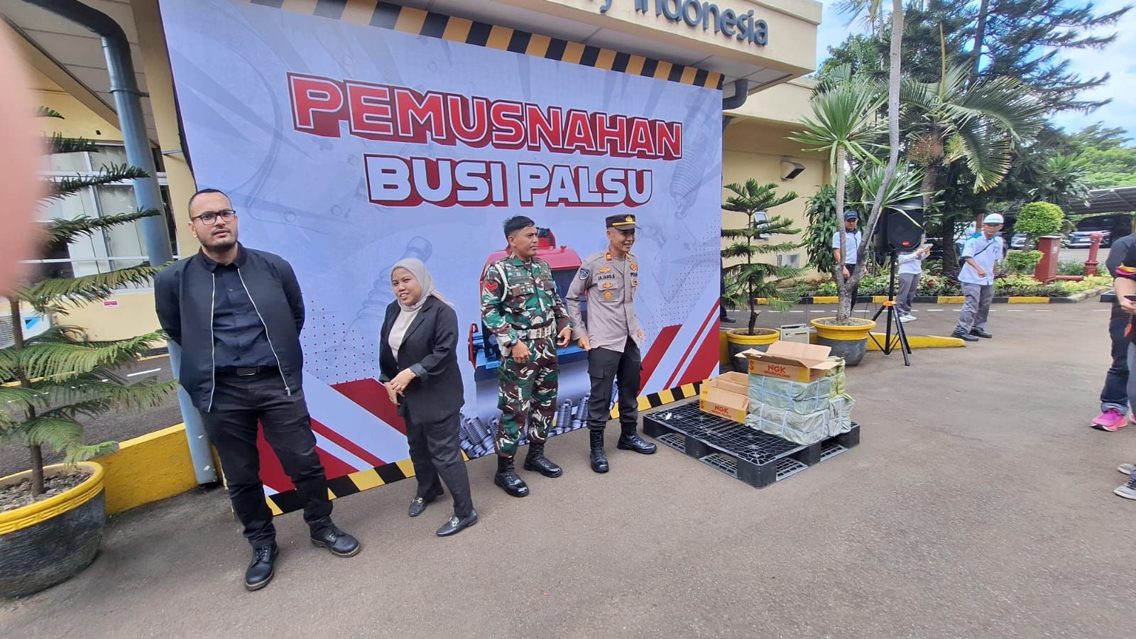 NGK ungkap peredaran busi palsu, kota ini paling banyak temukan