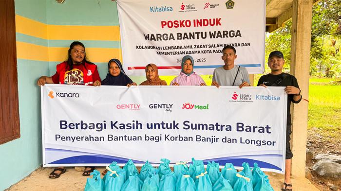 KANARA Donasikan Rp134 Juta untuk Korban Bencana di Sumbar, Sumut, dan Aceh