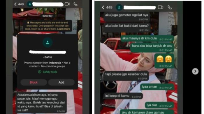 Dulu jadi orang ketiga, kini Safrie gemetar diselingkuhi Jule