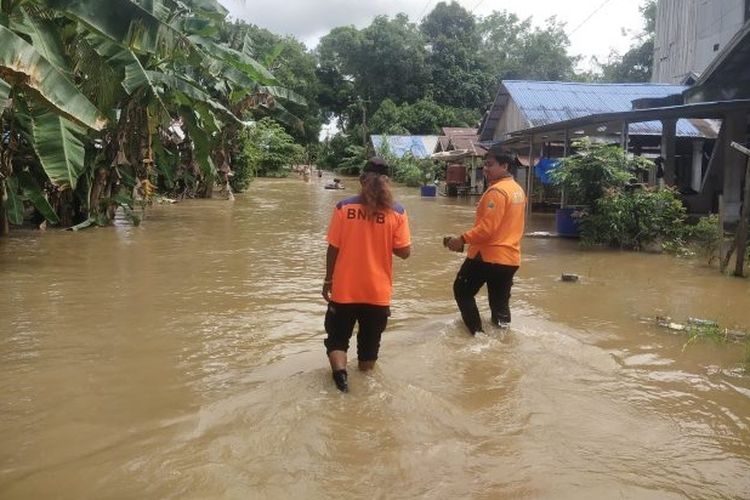 Banjir Genangi 3 Kecamatan di Balangan, Rumah dan Fasilitas Umum Rusak