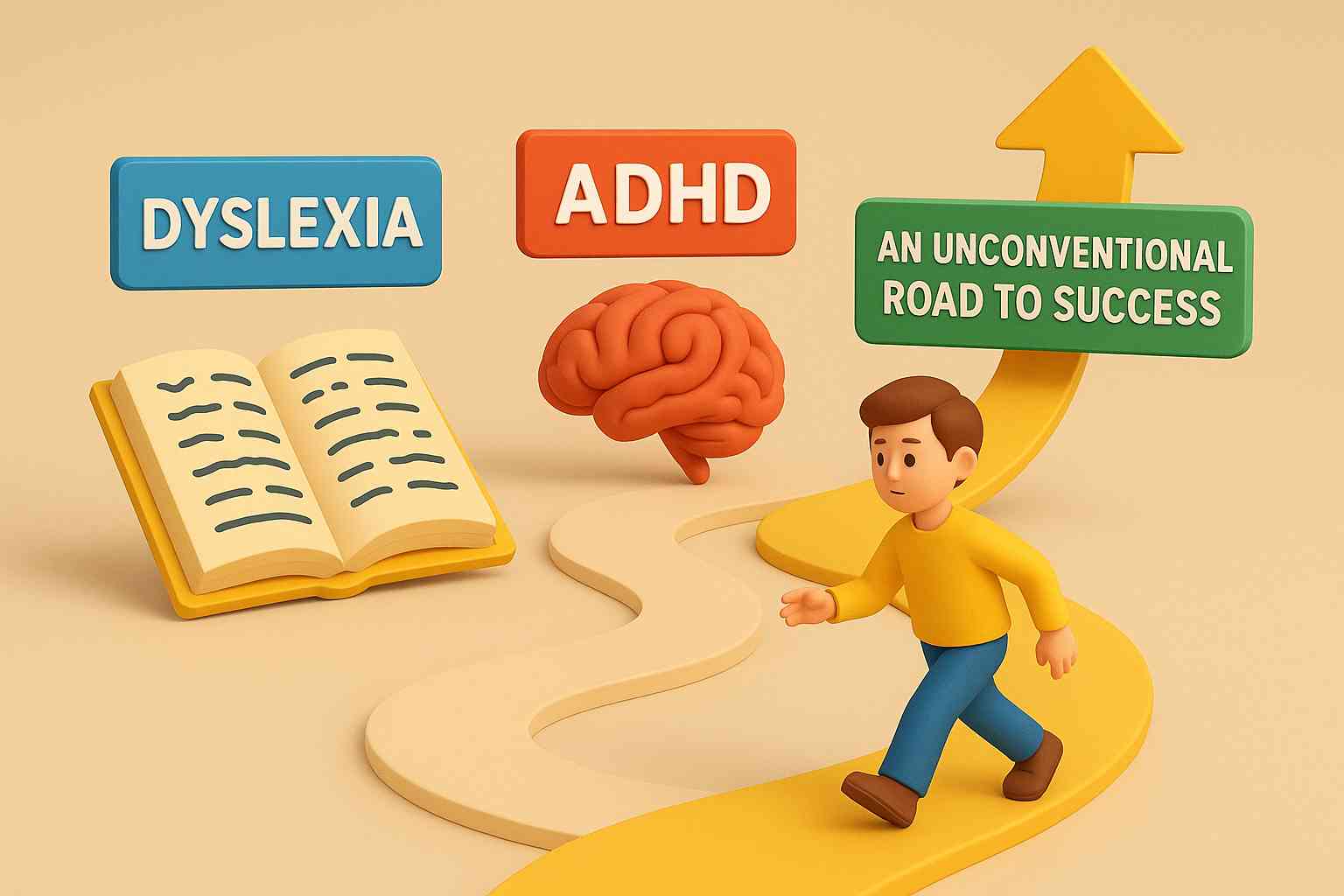 Disleksia, ADHD, dan Jalur Kesuksesan yang Unik