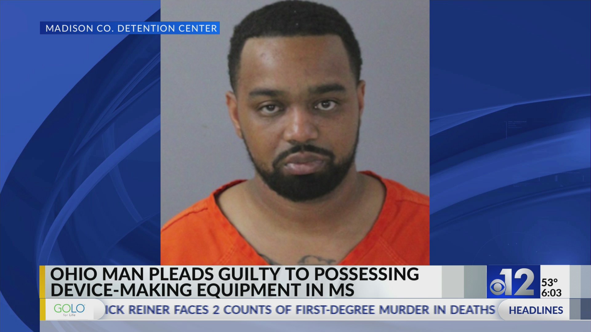 Ohio man pleads guilty to possessing device-making equipment in Mississippi