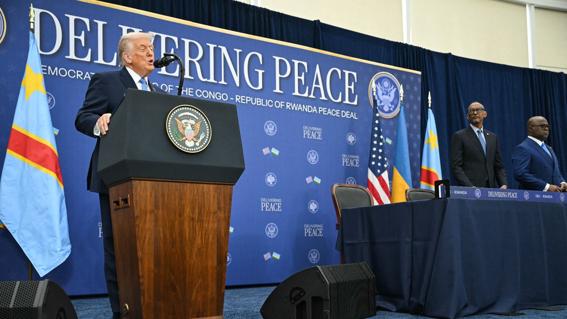 Trump slaps his own name on Institute of Peace