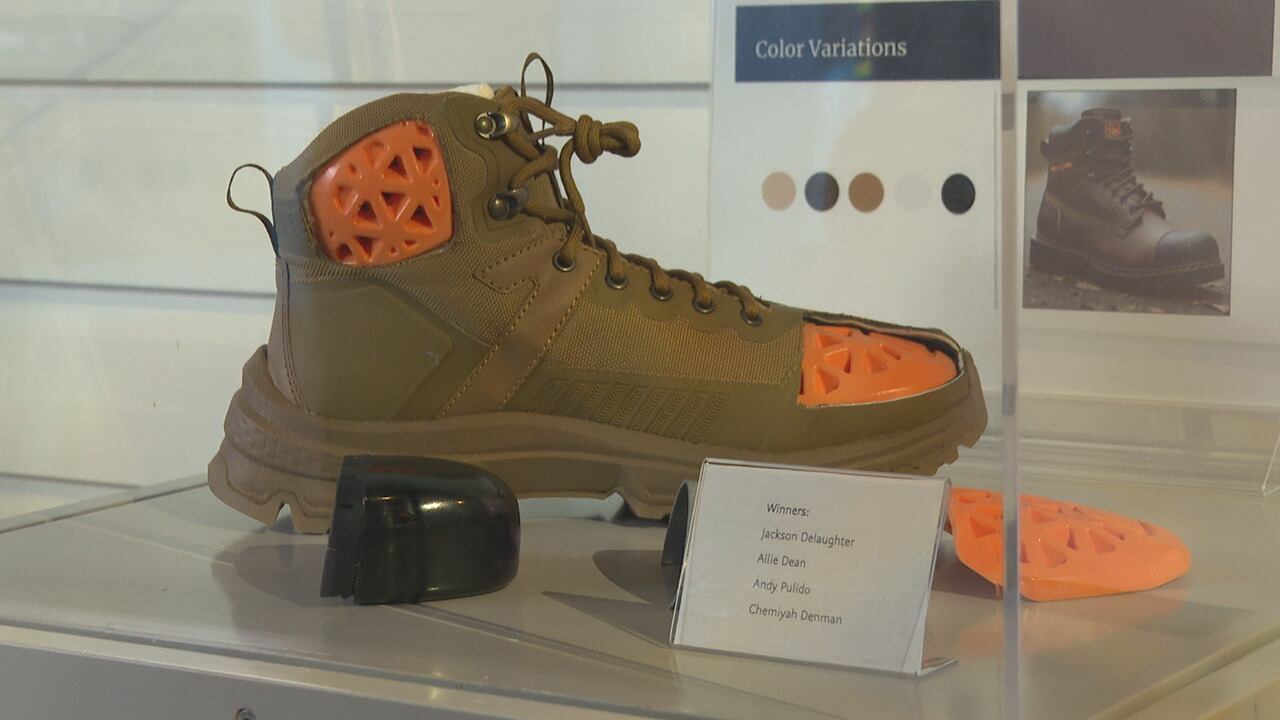 Winners of Meridian Footwear shoe designing competition prototype ...