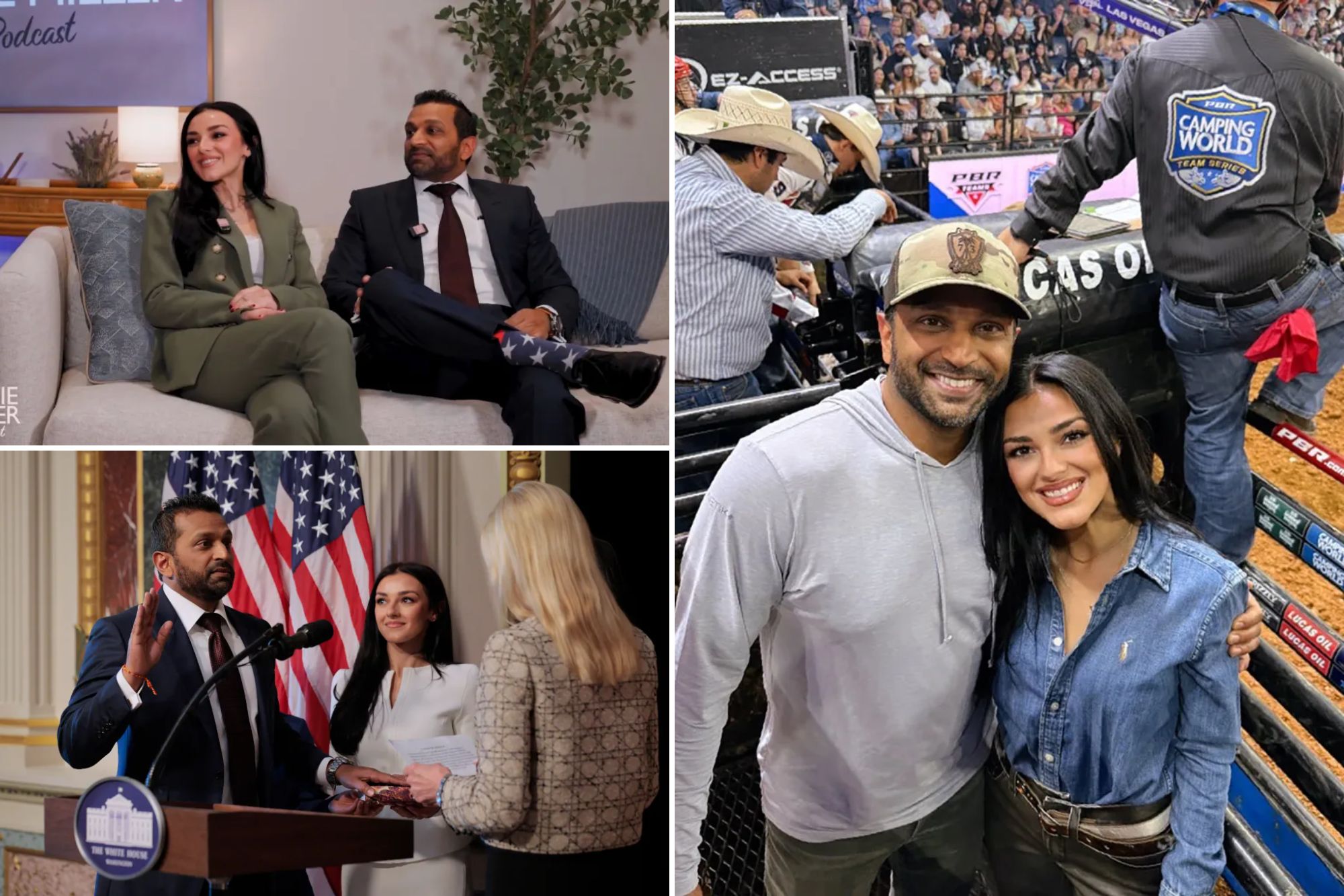Kash Patel defends private jet use, and his girlfriend slaps down