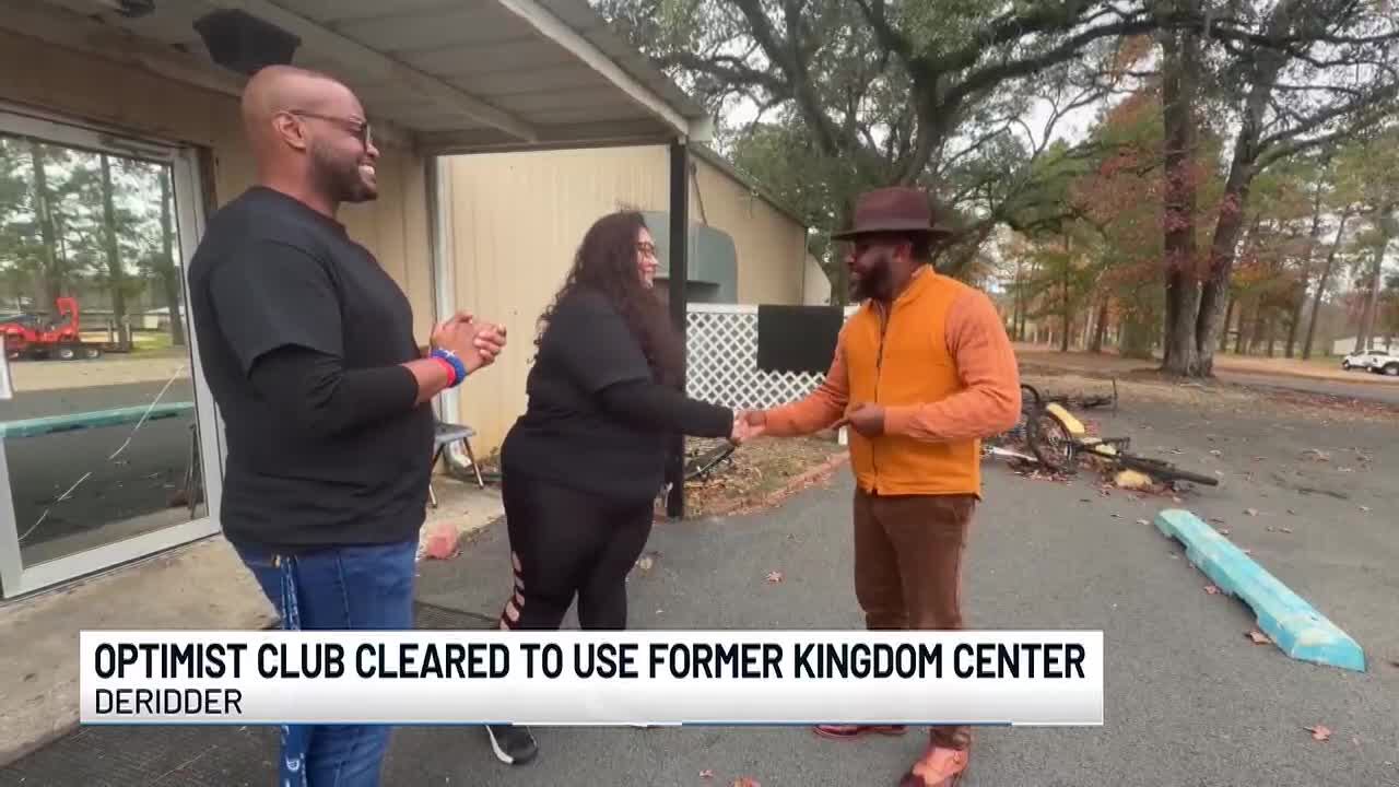 Klub B-Optimis telah disetujui untuk menggunakan lokasi bekas Kingdom Center di DeRidder