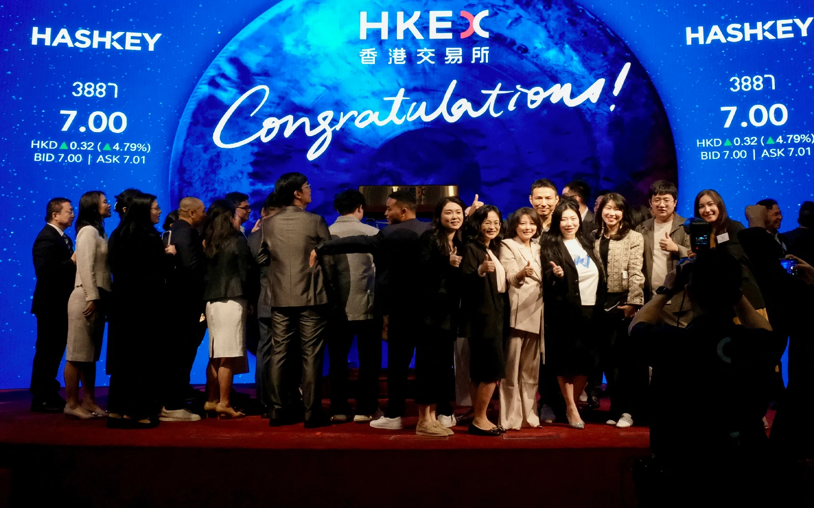 Top Hong Kong crypto exchange HashKey makes market debut