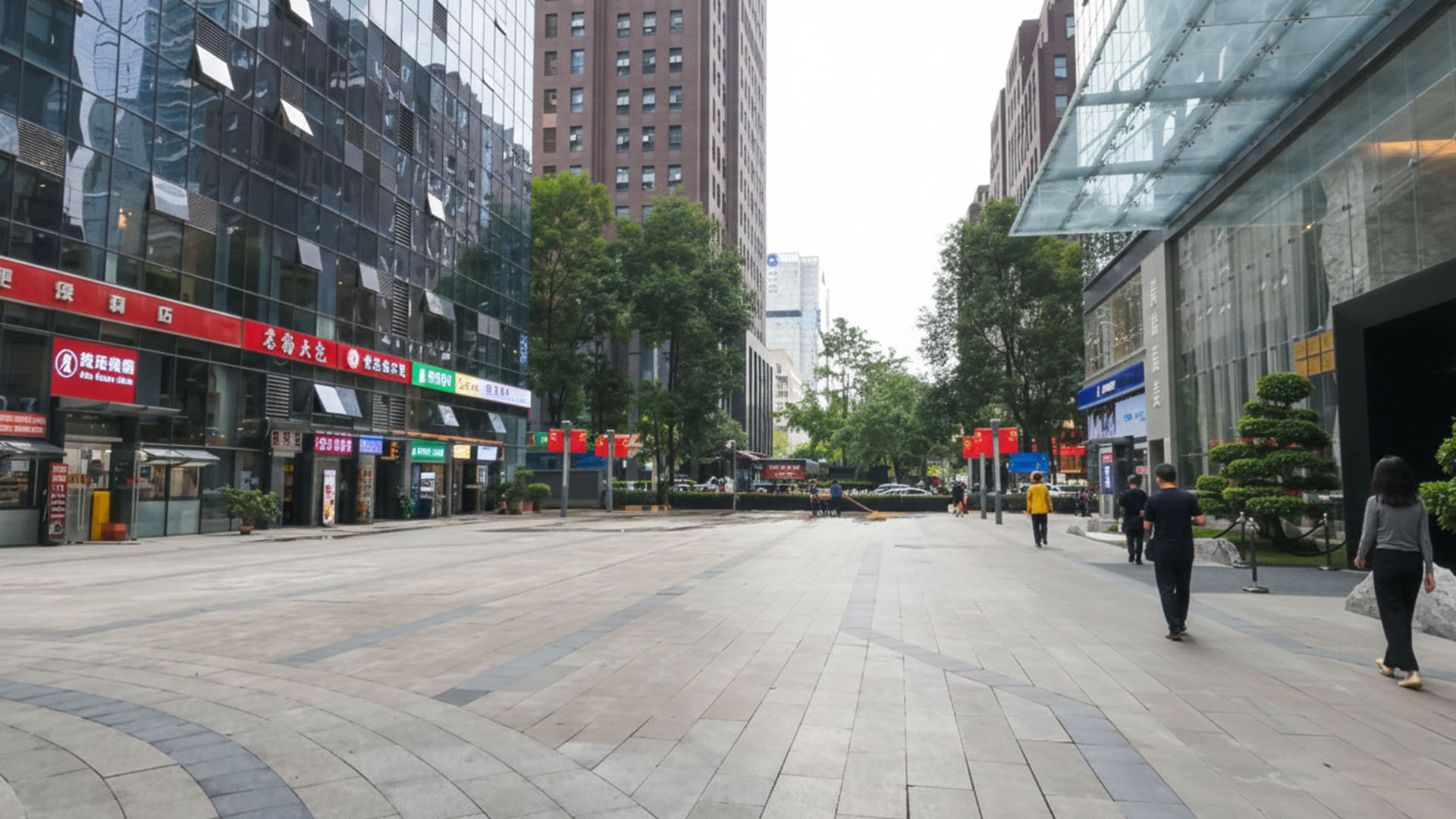Hver krok av Chengdu er gjennomført og ryddig
