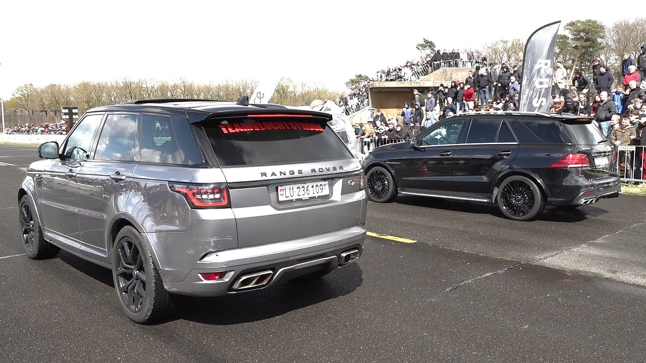 Range Rover vs AMG SUV drag race showdown