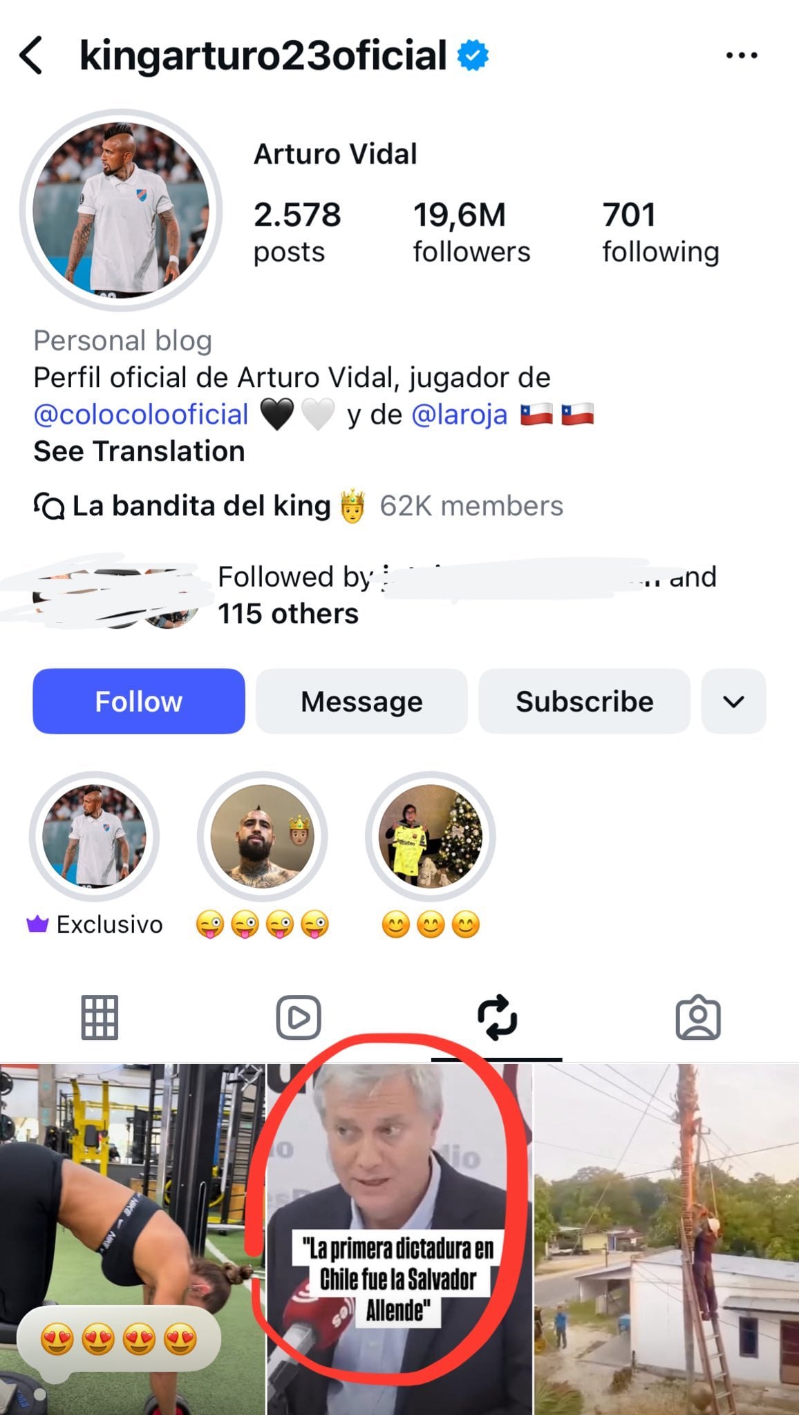 Arturo Vidal rompe el silencio por video político que reposteó en Instagram