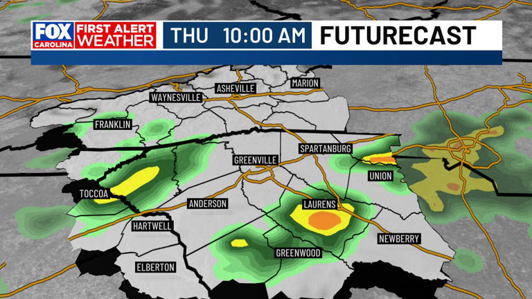 First alert - rain ahead for Thursday