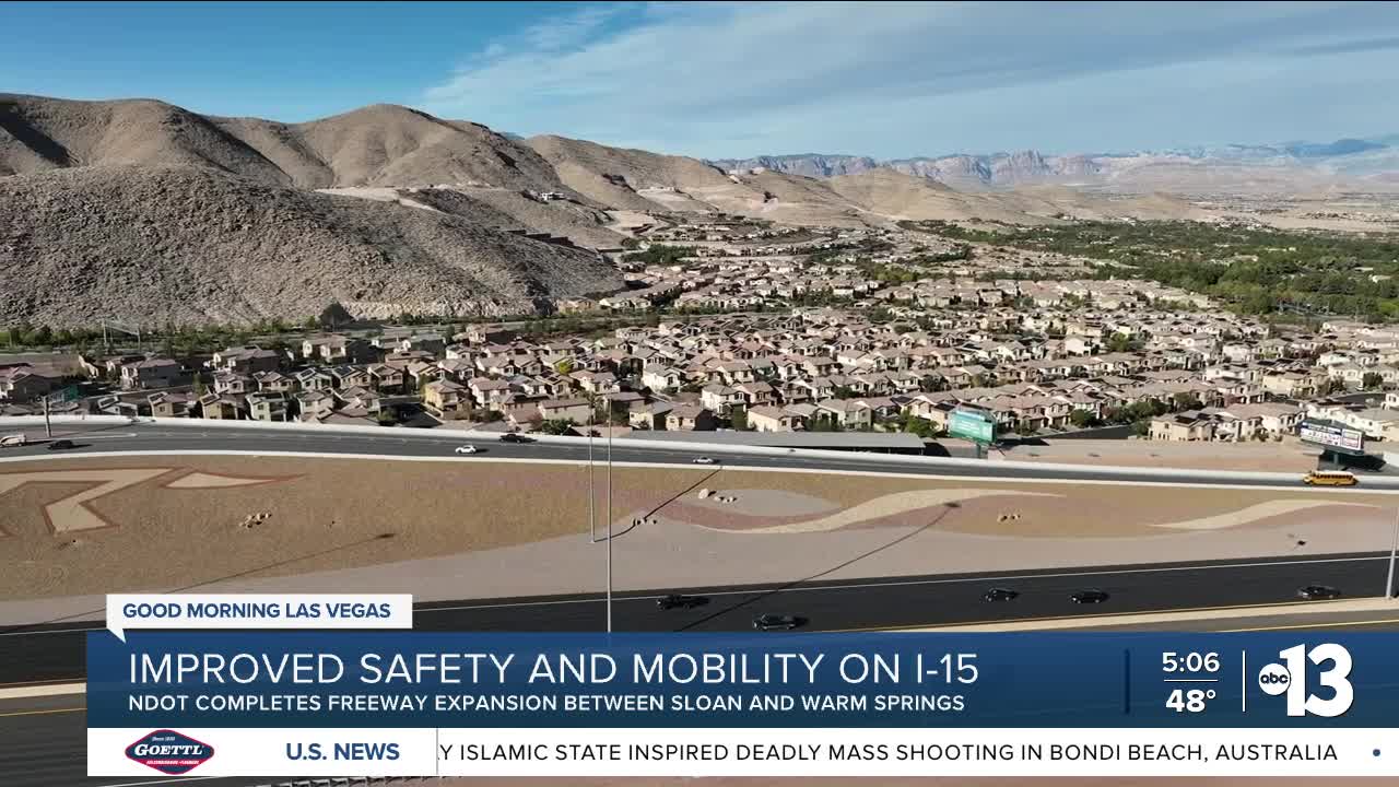 I-15 South Widening Project officially completed in southwest valley