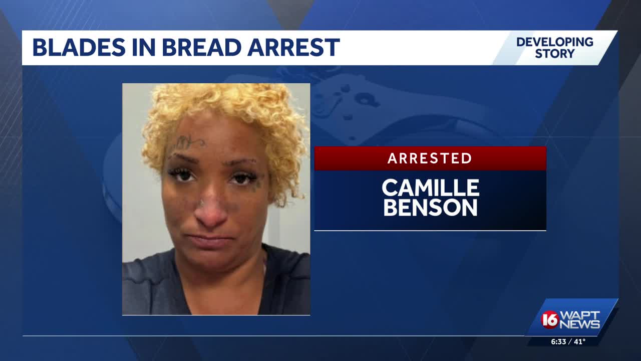 Woman accused of putting razor blades in bread