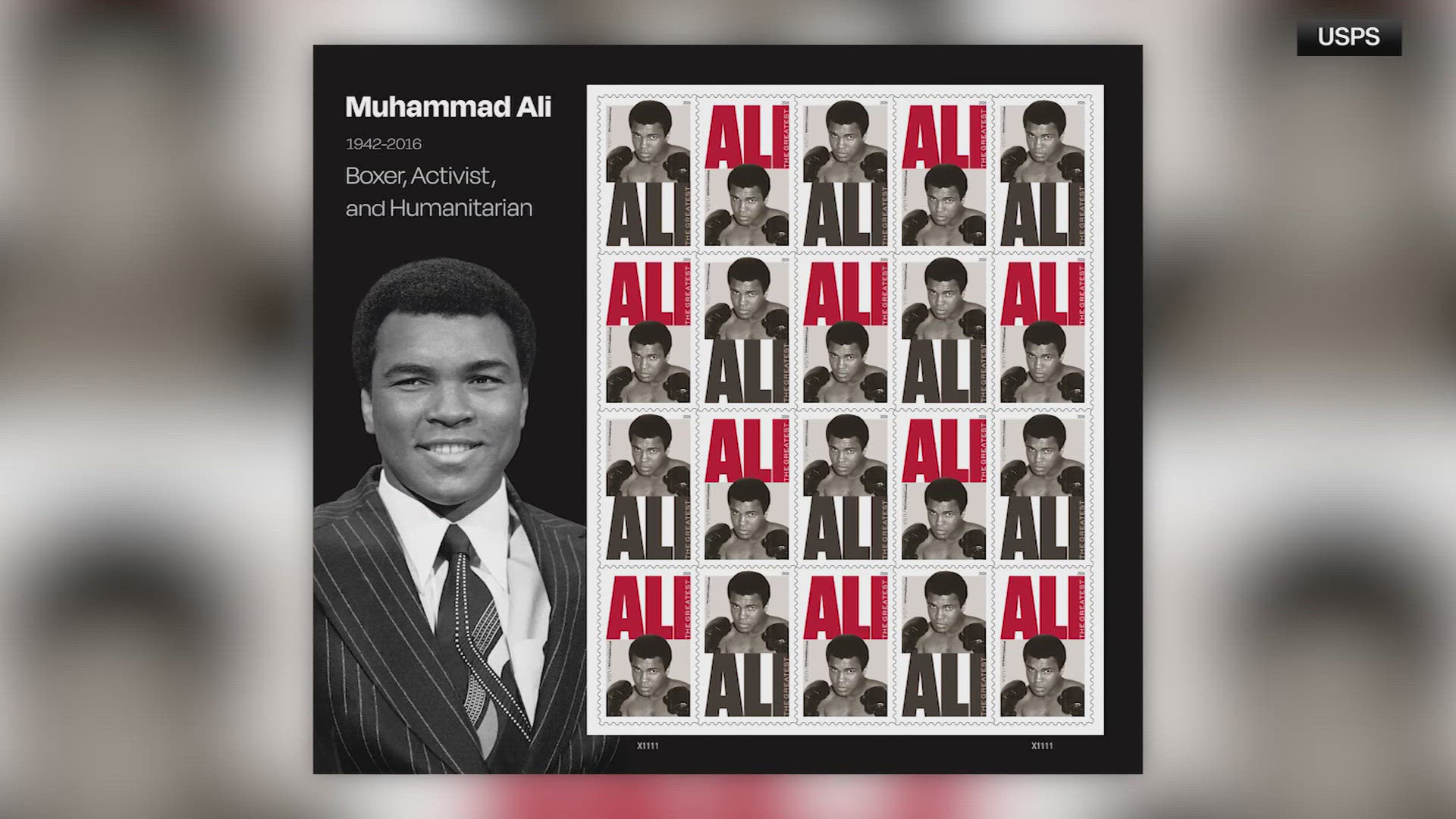 USPS to honor Muhammad Ali with stamps