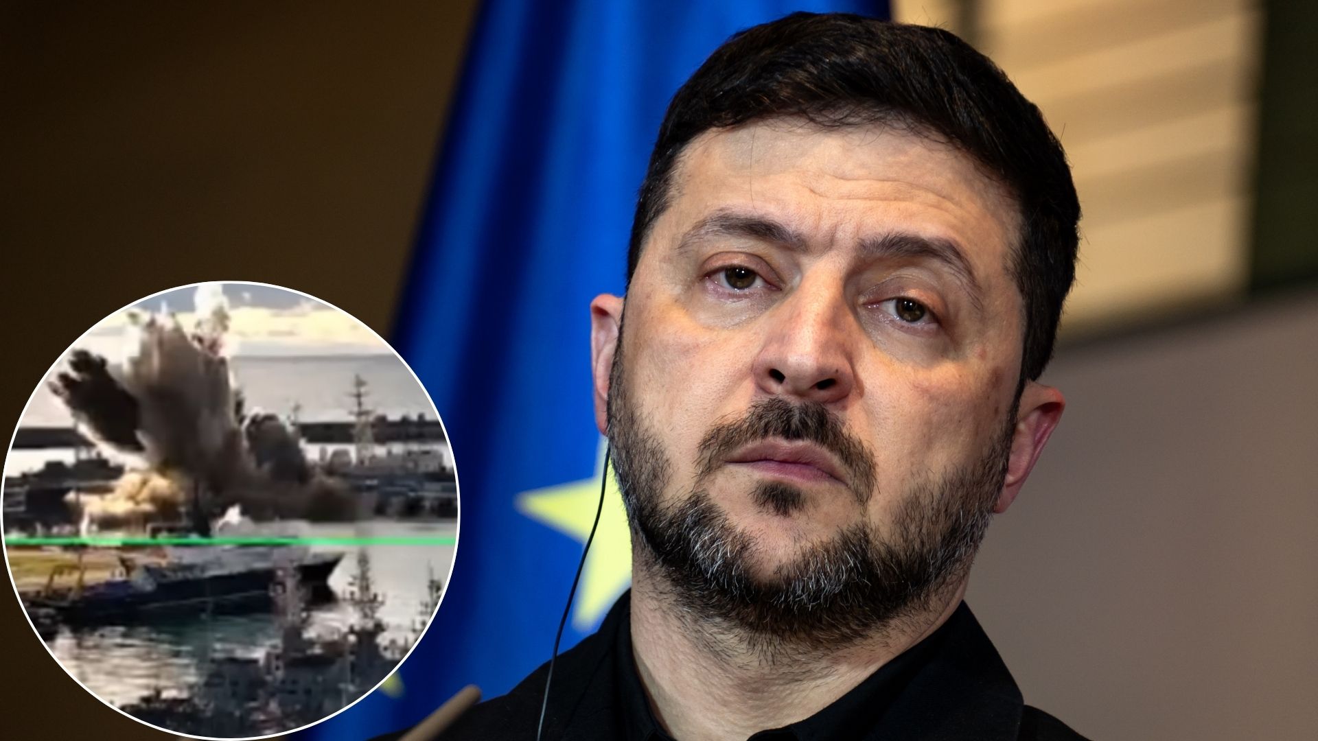 Ukraine hits Russian submarine with underwater drones