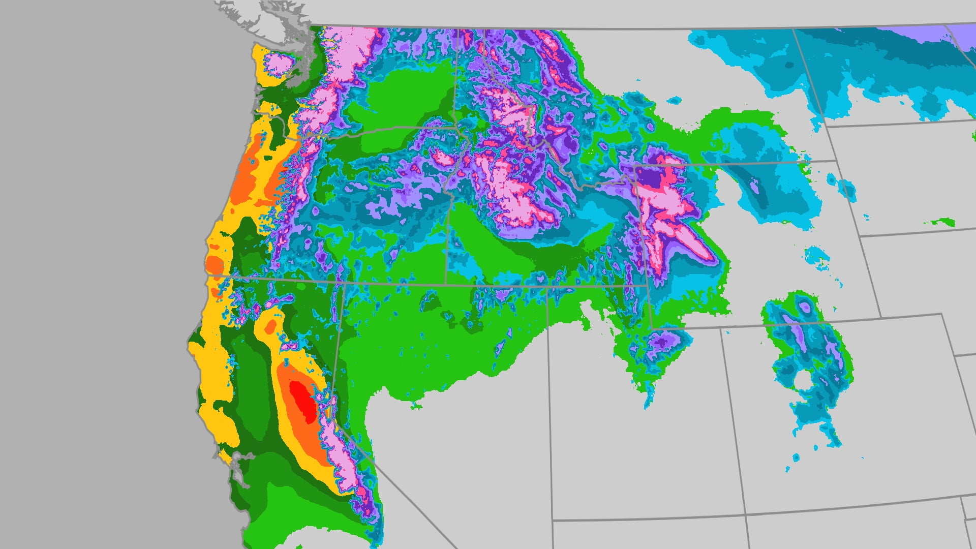 Atmospheric rivers continue to soak West, bring high winds<br>