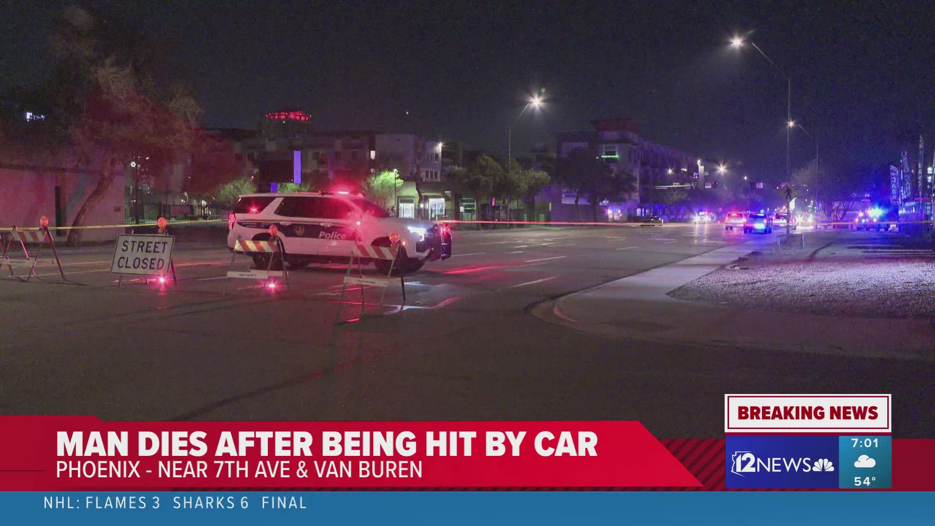 Man dies after being hit by vehicle in downtown Phoenix