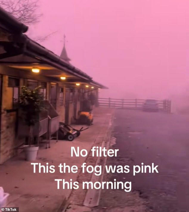 Pink fog descends over the UK: Brits are baffled as the skies turn rose ...