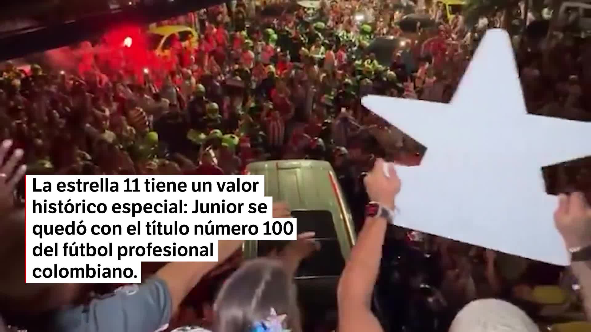 Junior de Barranquilla, enamorado y con perfume, celebra la estrella 11