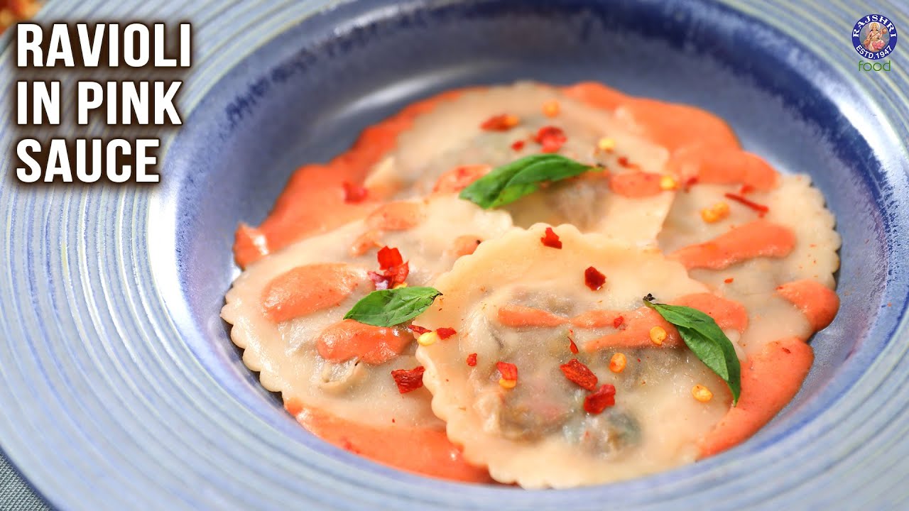 How to make ravioli in pink sauce