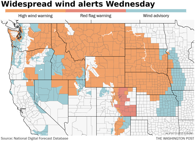 Hundreds of thousands are without power as damaging winds hit Northwest