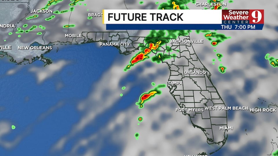 Dry and mild Wednesday before rain chances increase in Central Florida