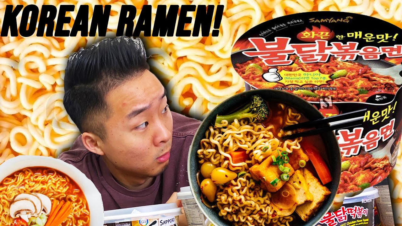 Korean ramen brands ranked after tasting 20 varieties