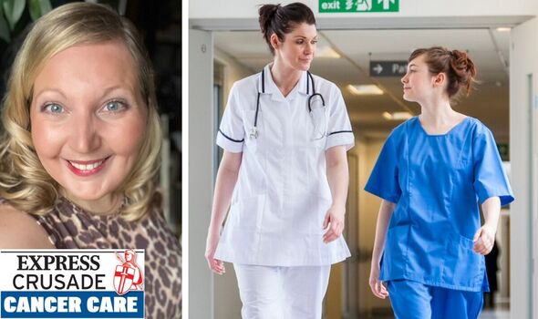 Barbara Fountain and NHS nurses