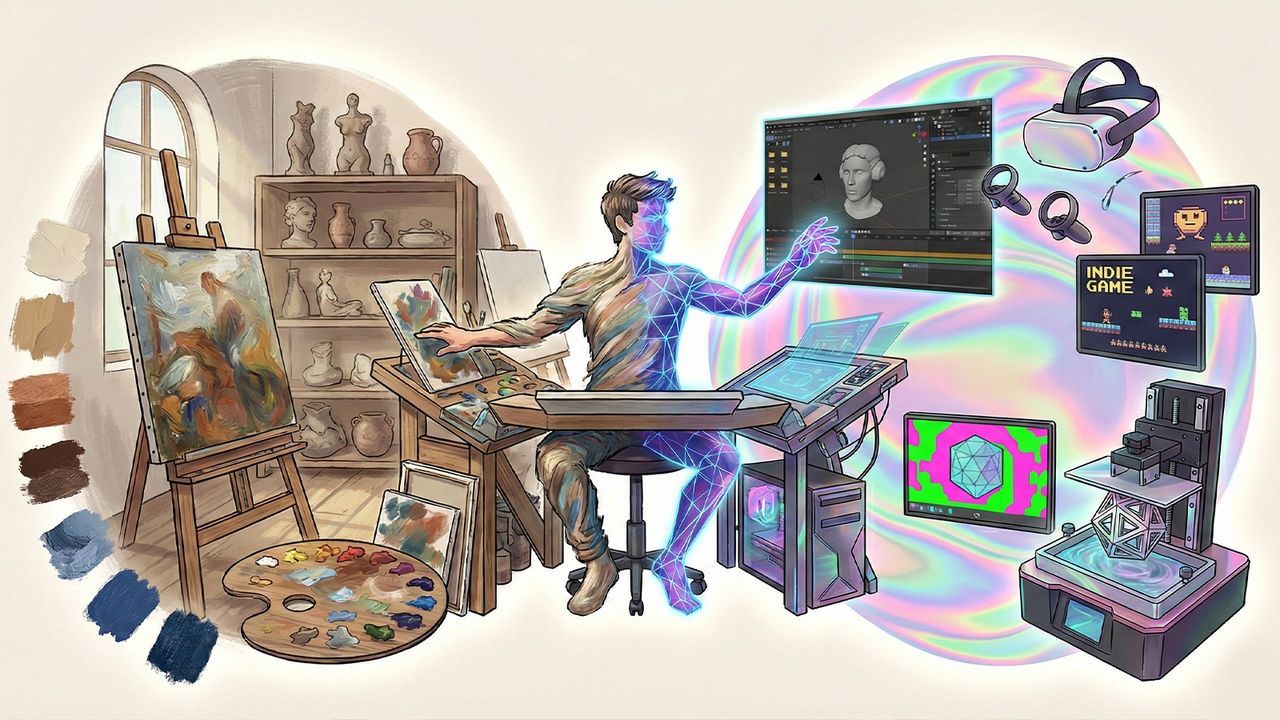Digital art in 2026 is less about tools and more about intent