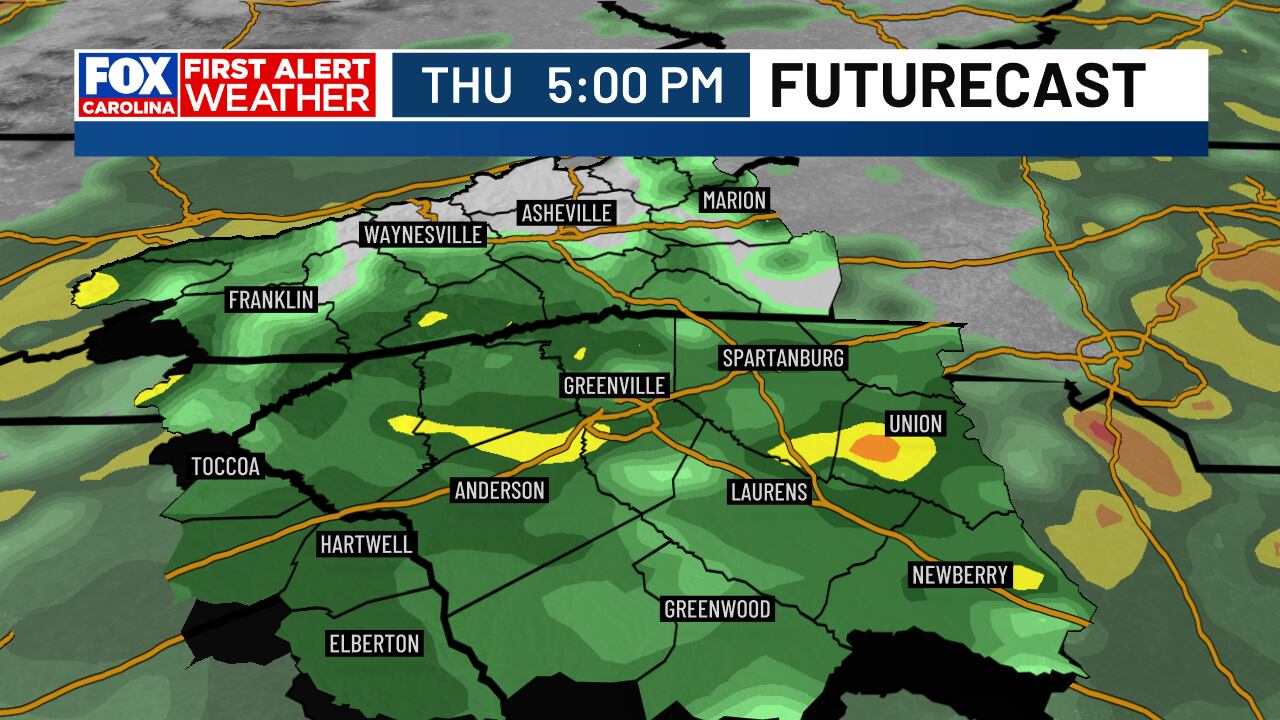 First alert - rain ahead for Thursday
