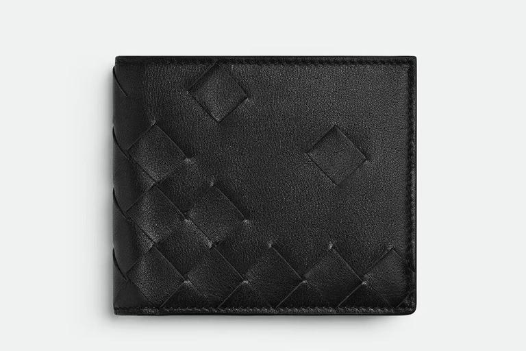 M*！様 Bottega Veneta 編み込みレザー 財布 ボッテガ・ヴェネタのレザー財布、編み込み“イントレチャート風”加工